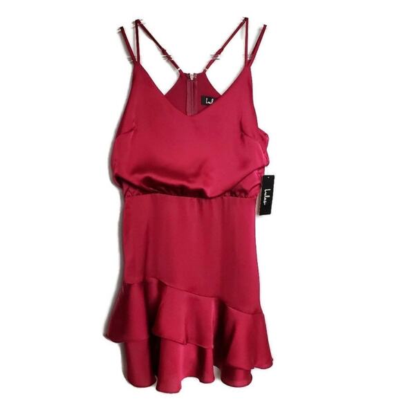 NWT Lulu's blouson flouncy mini dress Size Small. - Picture 1 of 7